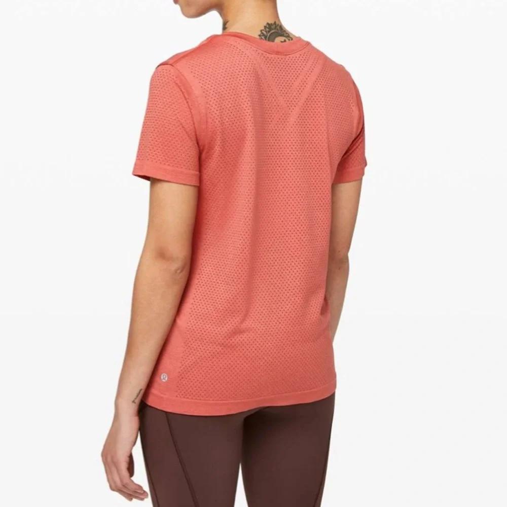 Lululemon Breeze By Short Sleeve T Shirt Rustic Coral Women’s Size 6